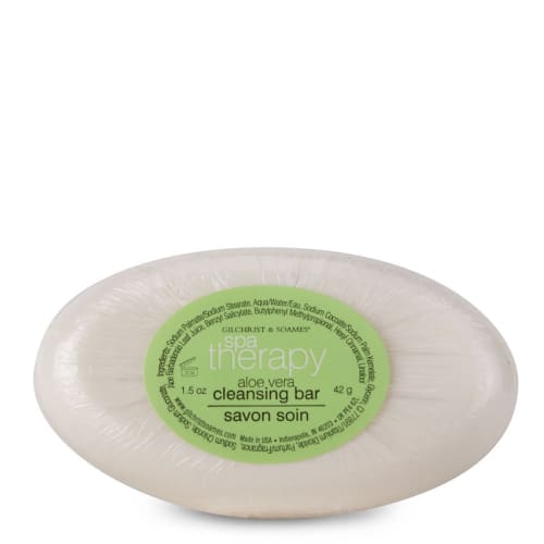 Spa Therapy Pebble White Aloe Soap, Plunge Wrap, 1.5oz/42g 